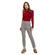 Orsay Béžové dámské kostkované kalhoty ORSAY_350191080000 XS