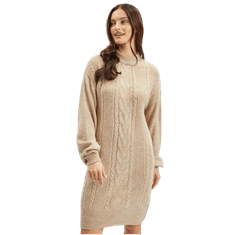 Orsay Béžové dámské svetrové šaty ORSAY_530396-773000 XL