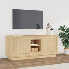Vidaxl TV skříňka dub sonoma 102 x 35 x 45 cm kompozitní dřevo