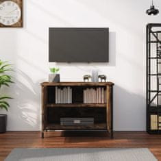 Vidaxl TV skříňka s dvířky hnědý dub 60x35x45 cm kompozitní dřevo