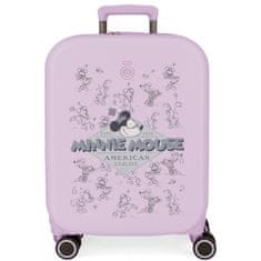 Joummabags ABS cestovní kufr MINNIE MOUSE Happines Lila, 55x40x20cm, 37L, 3669123 (small)