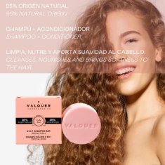 Valquer Tuhý šampon pro Curly Method 2v1 - Speciální kadeře- 70 g