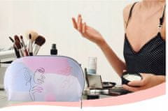 INNA Kosmetická taška Toaletní taška Malá kosmetická taška Vodotěsná průhledná toaletní taška pro ženy KOSFLORINA-5