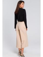 Style Stylove Dámské elegantní kalhoty Blanchessant S139 béžová L