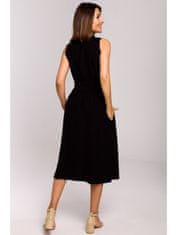 Style Stylove Dámské midi šaty Moloyde S224 černá XL