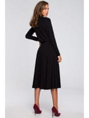 Style Stylove Dámské midi šaty Guevere S234 černá L