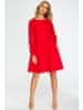Stylove Dámské mini šaty Flonor S137 červená XXL