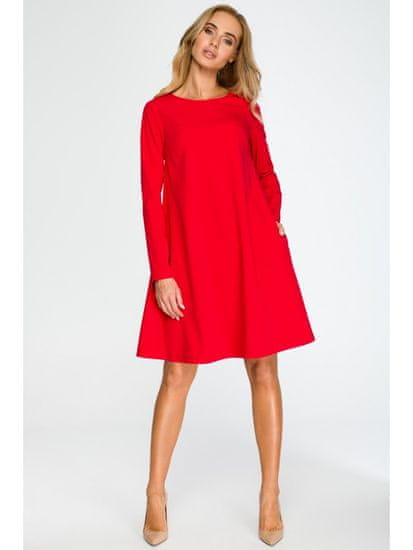 Style Stylove Dámské mini šaty Flonor S137 červená