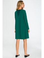 Style Stylove Dámské mini šaty Flonor S137 tmavě zelená XL