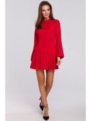 makover Dámské mini šaty Sebiloena K021 červená XL
