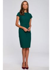 Style Stylove Dámské mini šaty Helaiflor S239 tmavě zelená XL