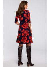 Style Stylove Dámské mini šaty Morcavach S247 černo-červená L