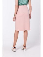 Style Stylove Dámská midi sukně Enydron S343 pudrová růžová XL