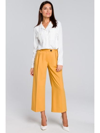 Style Stylove Dámské culottes Blanchessant S139 žlutá