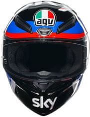 AGV přilba K-1 S VR46 Sky racing team černo-žluto-modro-bílo-červená M