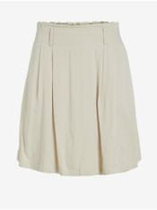 VILA Béžová krátká sukně VILA Vero XL