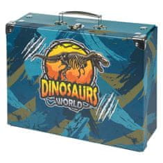 BAAGL BAAGL Skládací školní kufřík Dinosaurs World s kováním