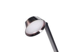 Beliani Kovová stolní LED lampa s USB portem měděná CHAMAELEON