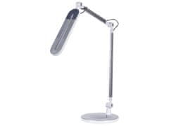 Beliani Kovová stolní LED lampa stříbrná GRUS