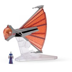 Star Wars Micro Galaxy Squadron s 8 cm figurkou vozidla - Hvězdná stíhačka třídy Ginivex + Asajj Ventress