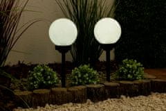 LUMILED 4x Solární zahradní lampa LED do země ATRIS 15cm