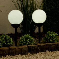 LUMILED Solární zahradní lampa LED do země ATRIS 15cm