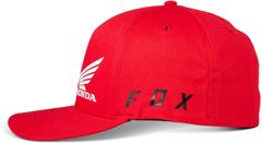 FOX kšiltovka HONDA Flexfit 23 flame černo-modro-bílo-červená S/M