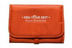 INNA Toaletní taška Kosmetická taška Make Up Bag Make Up Case Toaletní taška Travel Bag oranžová barvě