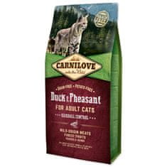 Brit CARNILOVE Duck and Pheasant Adult Cats Hairball Control, 6 kg