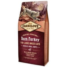 Brit CARNILOVE Duck and Turkey Large Breed Cats Muscles, Bones, Joints, 6 kg