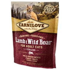 Carnilove CARNILOVE Lamb and Wild Boar Adult Cats Sterilised 400 g
