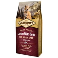 Carnilove CARNILOVE Lamb and Wild Boar Adult Cats Sterilised 6 kg