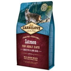 Brit CARNILOVE Salmon Adult Cats Sensitive and Long Hair, 2 kg