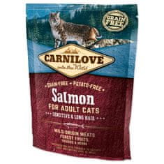 Brit CARNILOVE Salmon Adult Cats Sensitive and Long Hair, 400 g