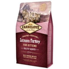 Brit CARNILOVE Salmon and Turkey Kittens Healthy Growth, 2 kg