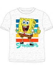 E plus M Dětské tričko s krátkým rukávem Spongebob - šedé