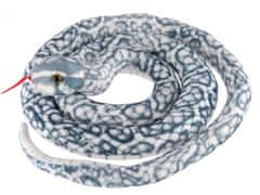 Had plyšový 200 cm bílo-šedý