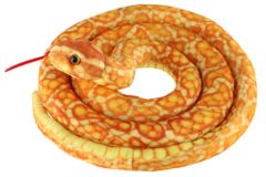 Had plyšový 200 cm oranžovo-žlutý