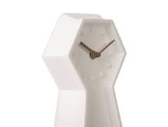 Karlsson Stolní hodiny s originálním kyvadleml 34 cm bílá Karlsson
