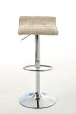 BHM Germany Barová židle Madison, textil, krémová