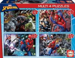 Puzzle Spiderman 4v1 - (50,80,100,150 dílků)