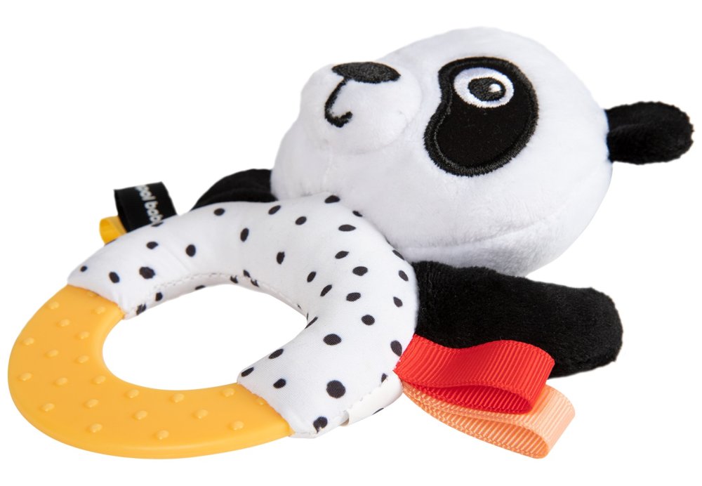 Levně Canpol babies Senzorická hračka PANDA s kousátkem a chrastítkem BabiesBoo