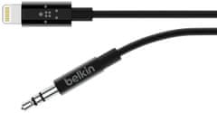 Belkin kabel Lightning/3,5mm jack, 0,9m, černý, AV10172bt03-BLK