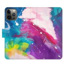 iSaprio Flipové pouzdro - Abstract Paint 05 pro Apple iPhone 12 Pro
