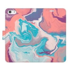 iSaprio Flipové pouzdro - Abstract Paint 06 pro Apple iPhone 5/5S/SE