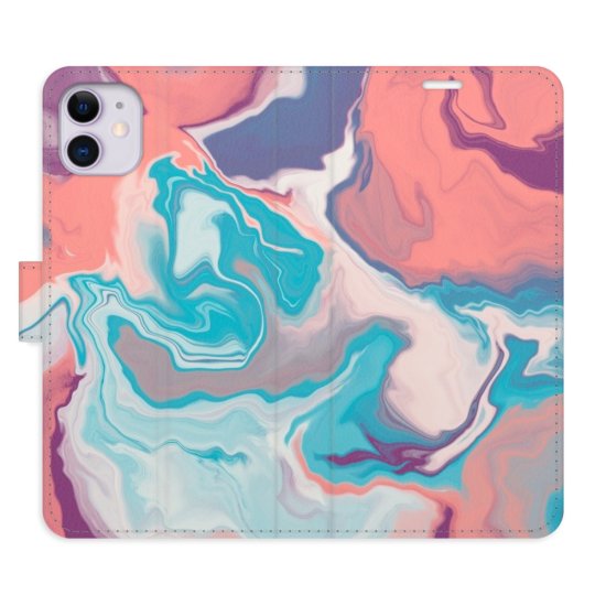 iSaprio Flipové pouzdro - Abstract Paint 06 pro Apple iPhone 11