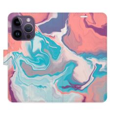 iSaprio Flipové pouzdro - Abstract Paint 06 pro Apple iPhone 14 Pro