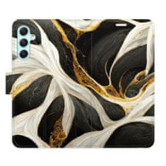 iSaprio Flipové pouzdro - BlackGold Marble pro Samsung Galaxy A34 5G