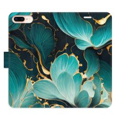 iSaprio Flipové pouzdro - Blue Flowers 02 pro Apple iPhone 7 Plus / 8 Plus