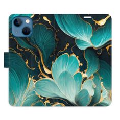 iSaprio Flipové pouzdro - Blue Flowers 02 pro Apple iPhone 13 mini